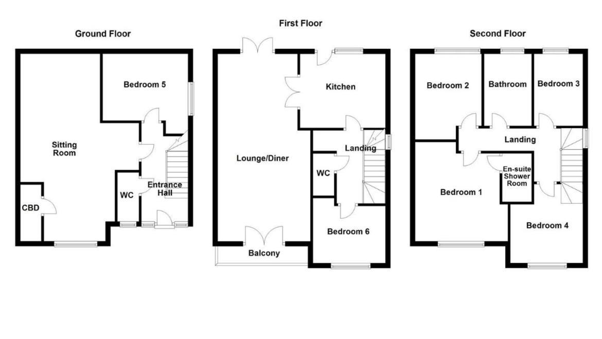 House Of Kaima - 6 Bed Detached Villa Dewsbury Luaran gambar